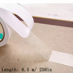 Double-Sided Tape No Residue – Medium Duty Template Tape 1.5cm x 6.5m (3 Rolls)