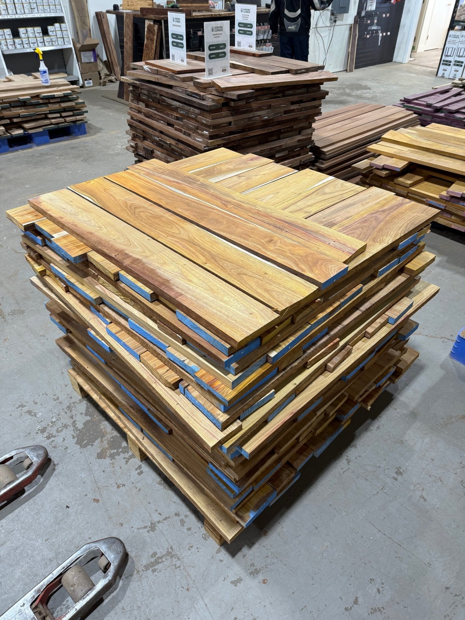Canary Wood 4/4 Flat rate - Kingma Lumber Edmonton