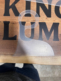 Charcuterie Handle Acrylic Template - 8" x 10" - Kingma Lumber