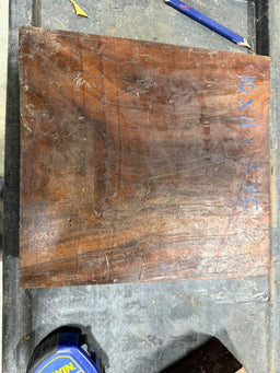 Claro Walnut Turning Blank - 10" x 11" x 3.75" - Kingma Lumber Edmonton