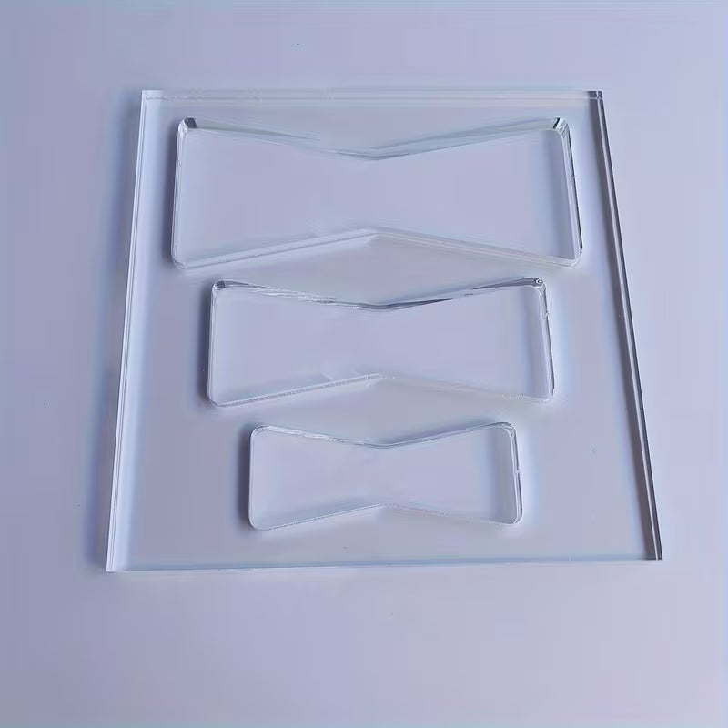 Acrylic Butterfly Router Template Set – Transparent Woodworking Carving Guide