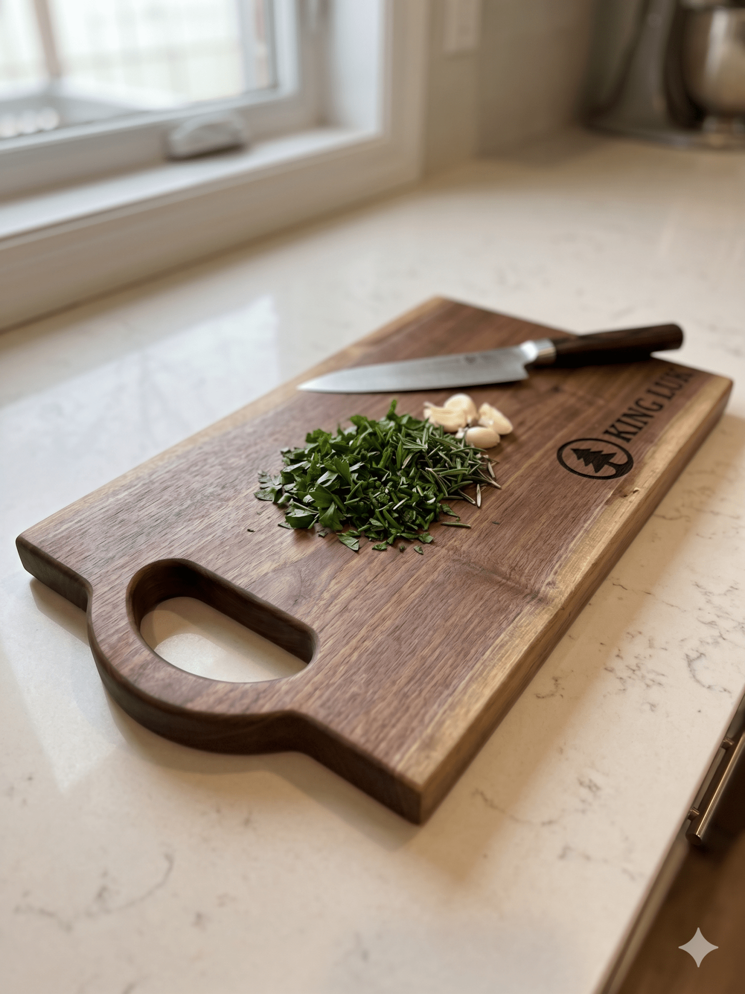 Eddie Charcuterie Board Handle Template - 11" x 3.75" - Templates - Kingma Lumber Edmonton