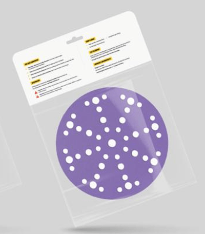 Just Sandpaper 6" Hook & Loop Sanding Discs – 49 - Hole Pattern for Festool (P40 to P320 Grit) - Sandpaper - Kingma Lumber Edmonton