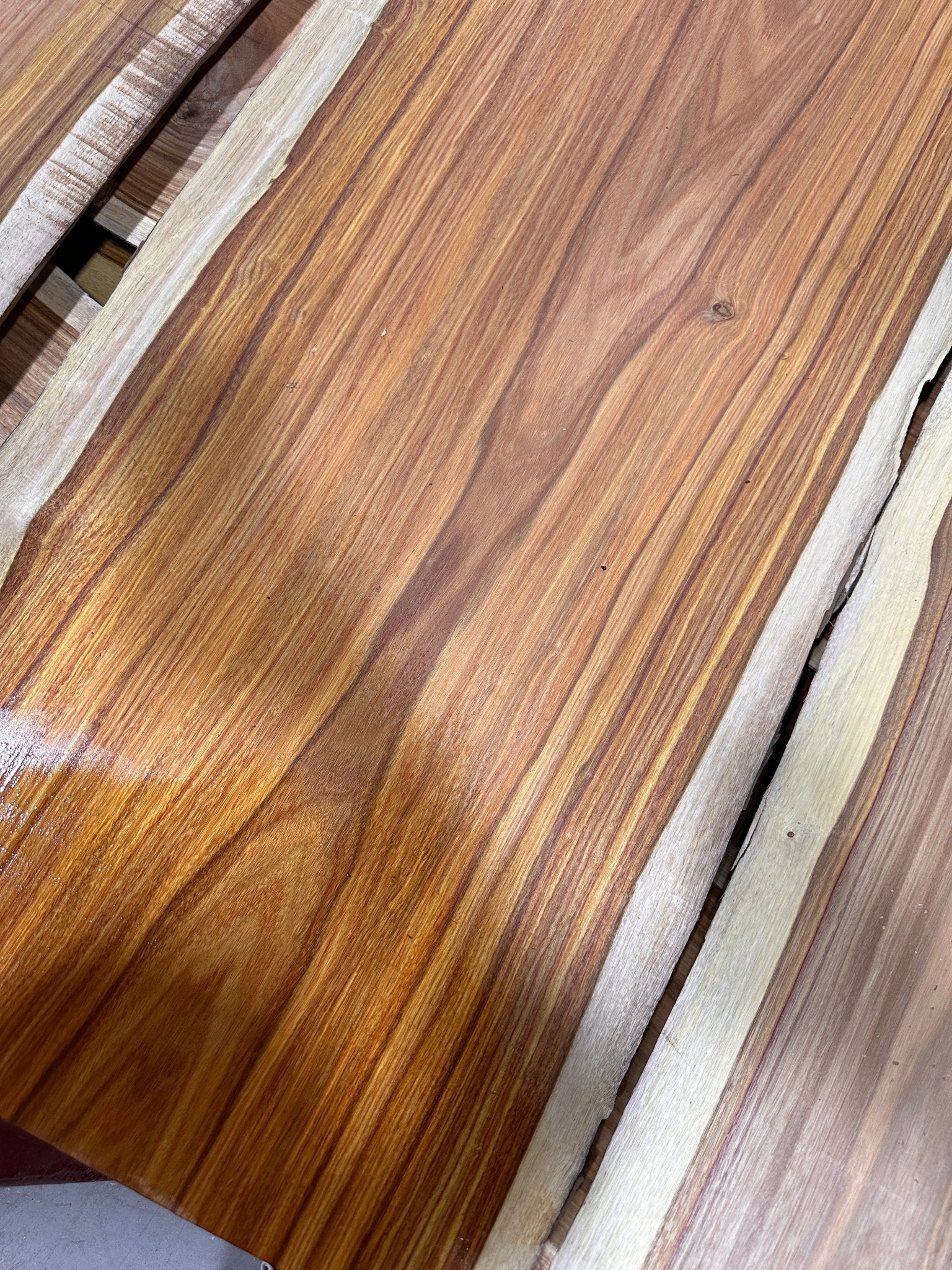 Live Edge Canary Wood Flat Rate - Kingma Lumber