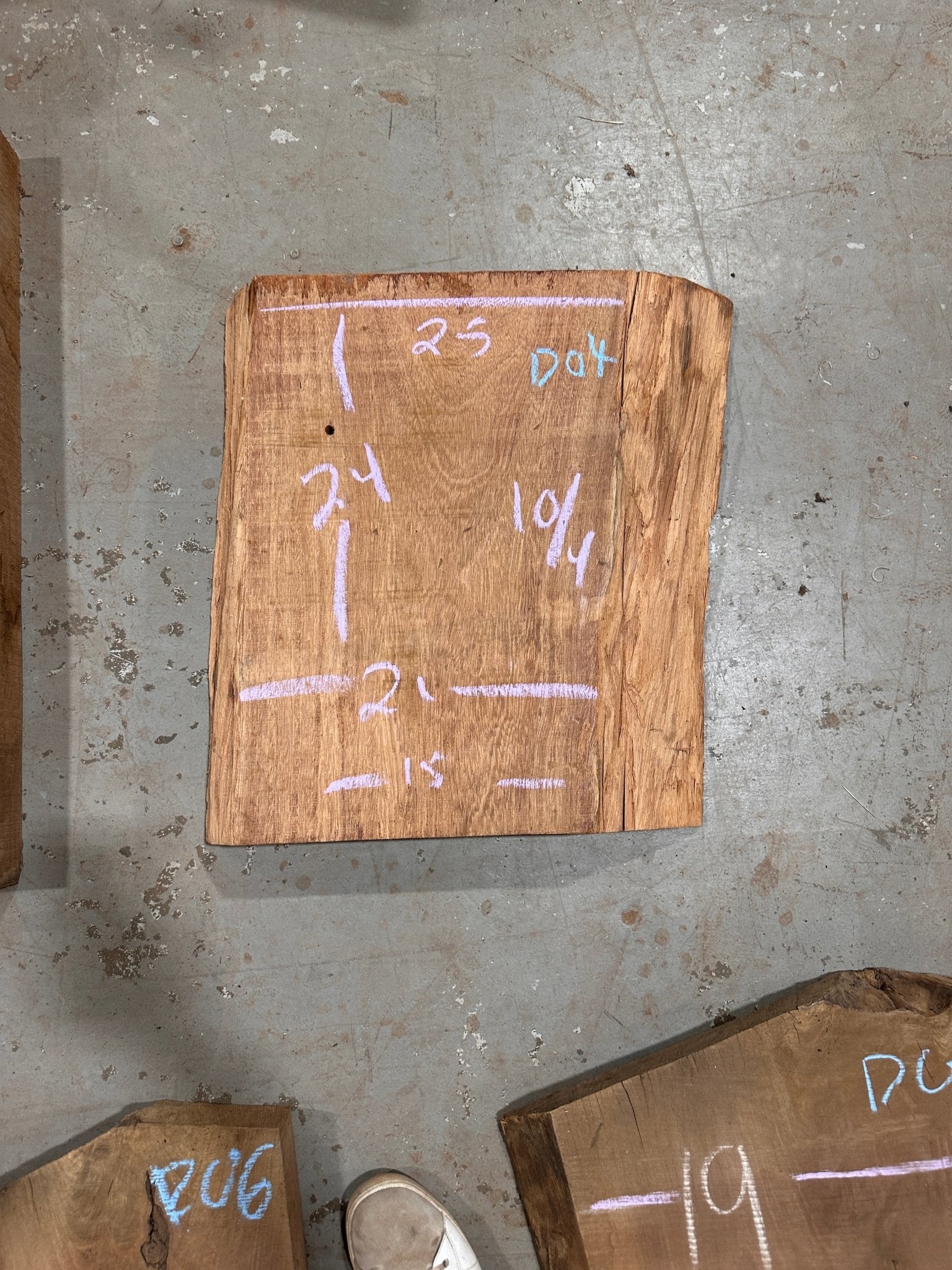 Live Edge Marble Wood (Guitar Body) (D04) - Kingma Lumber
