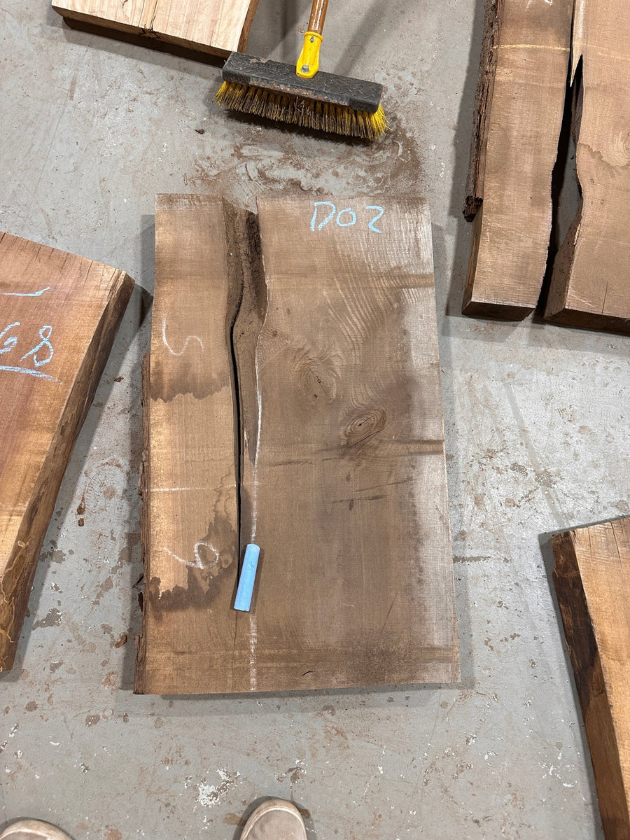 Live Edge Walnut Slab (Guitar Body Blank) (D02) - Kingma Lumber