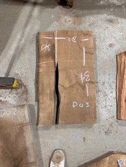 Live Edge Walnut Slab (Guitar Body) (D03) - Kingma Lumber