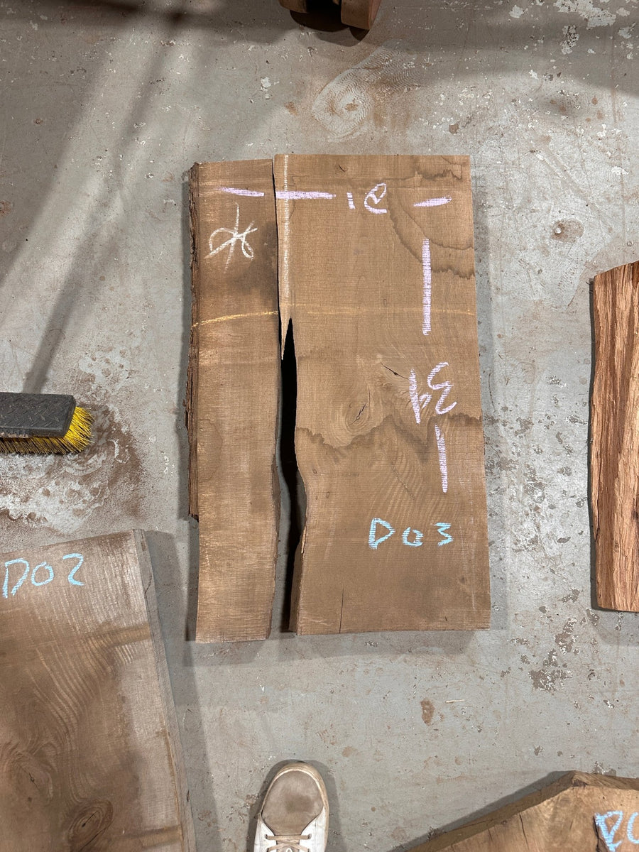 Live Edge Walnut Slab (Guitar Body) (D03) - Kingma Lumber