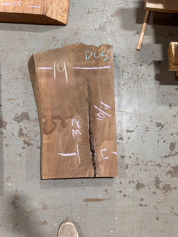 Live Edge Walnut Slab (Guitar Body) (D05) - Kingma Lumber