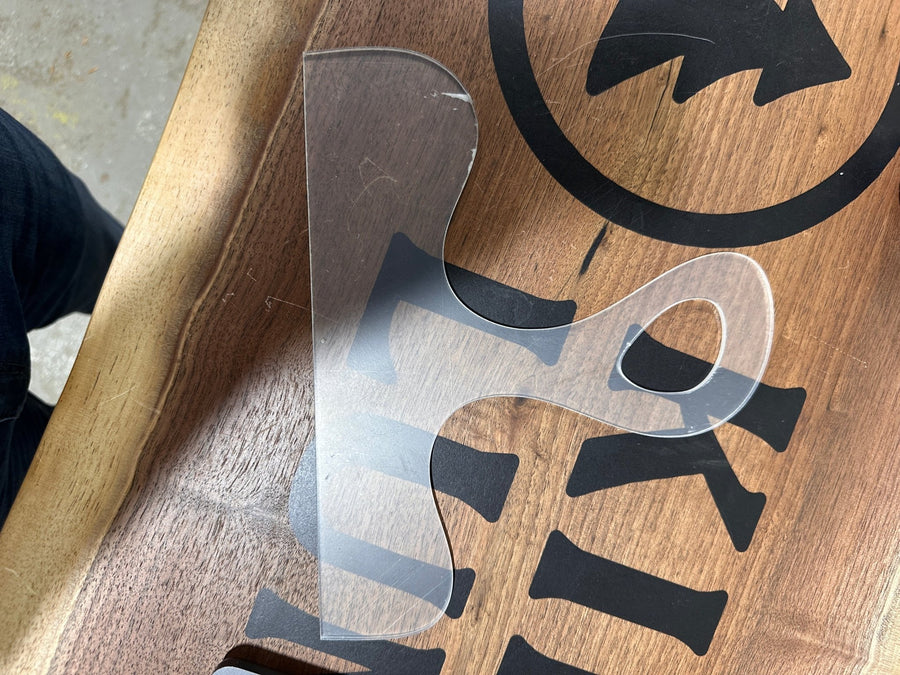 Loopy Charcuterie Handle Template - 10" x 8" - Kingma Lumber