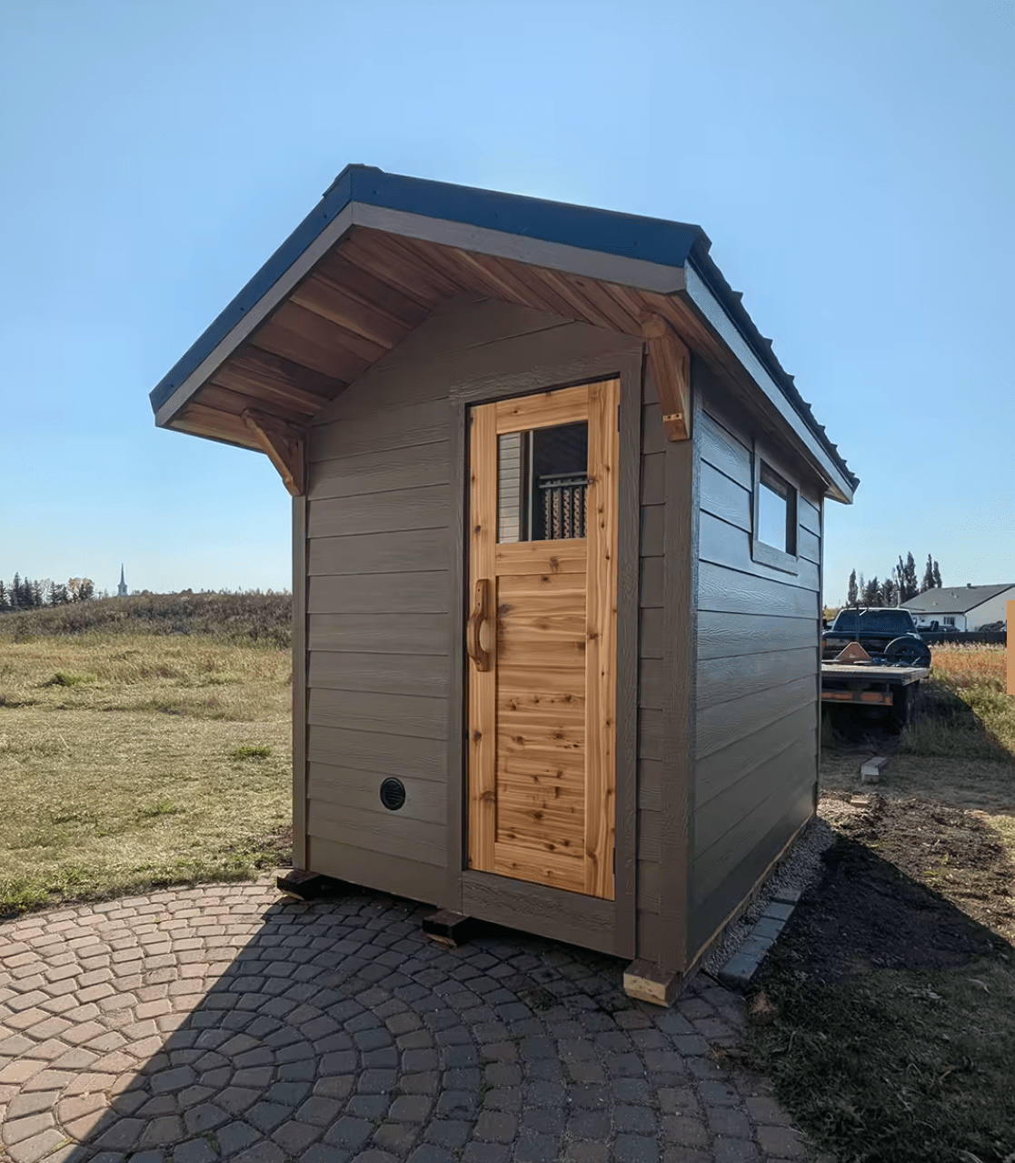 Luxury Outdoor Sauna - Kingma Lumber Edmonton
