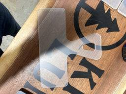 Mountain Peak Charcuterie Board Handle Template - 10" x 8" - Kingma Lumber