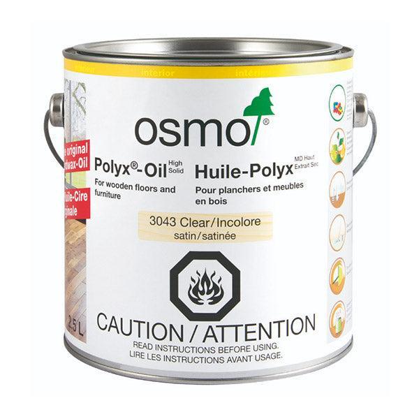 OSMO Polyx - Oil HIGH SOLID Clear Satin 3043 - Kingma Lumber