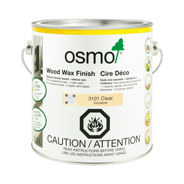 OSMO Wood Wax Finish Snow 3188 - Kingma Lumber
