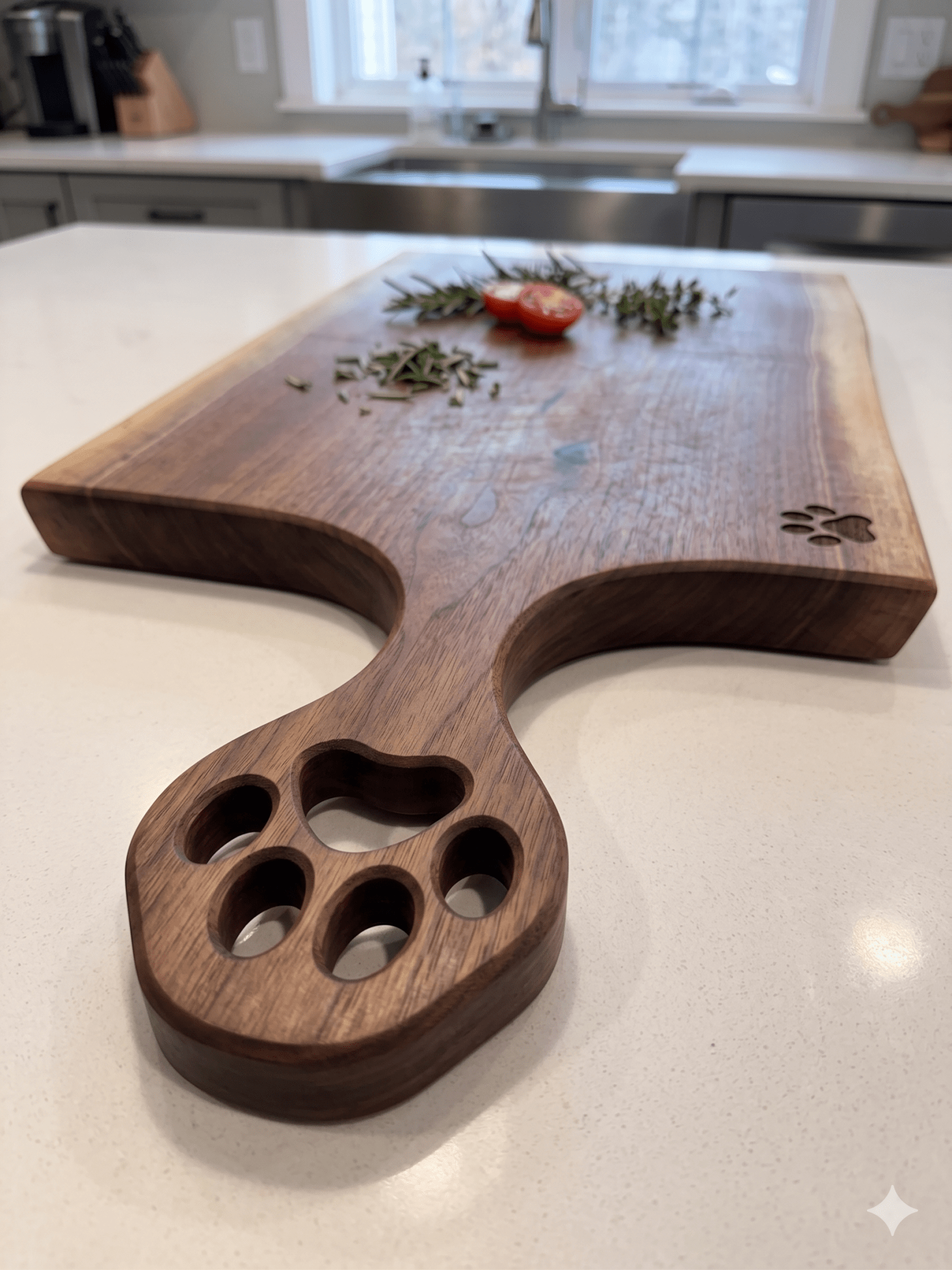 Paw Charcuterie Board Acrylic Template - Templates - Kingma Lumber Edmonton