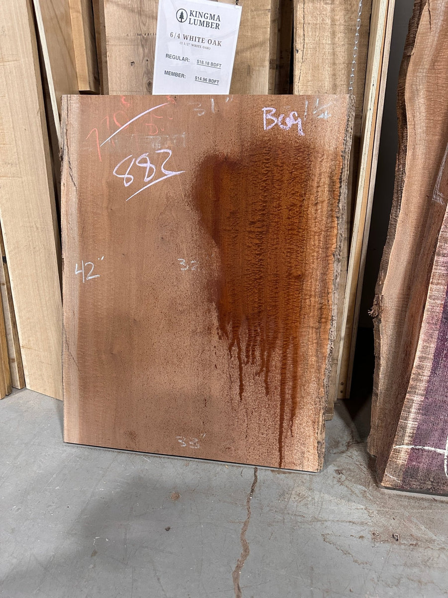 Pommel Sapele Slab (B09) – Sanded & Flattened - Kingma Lumber