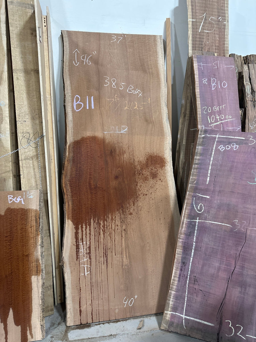 Pommel Sapele Slab (B11) – Sanded & Flattened - Kingma Lumber