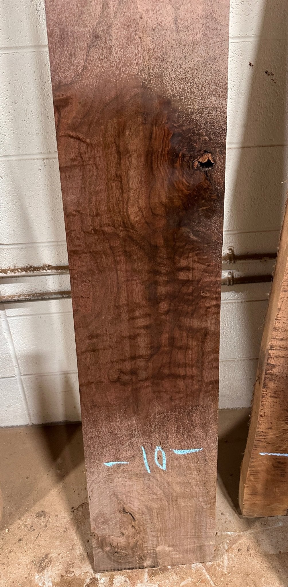 Premium Walnut Live Edge Mantle Stock (C08) - Kingma Lumber