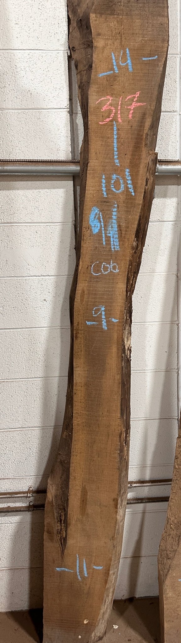 Premium Walnut Live Edge Slab (C06) - Kingma Lumber