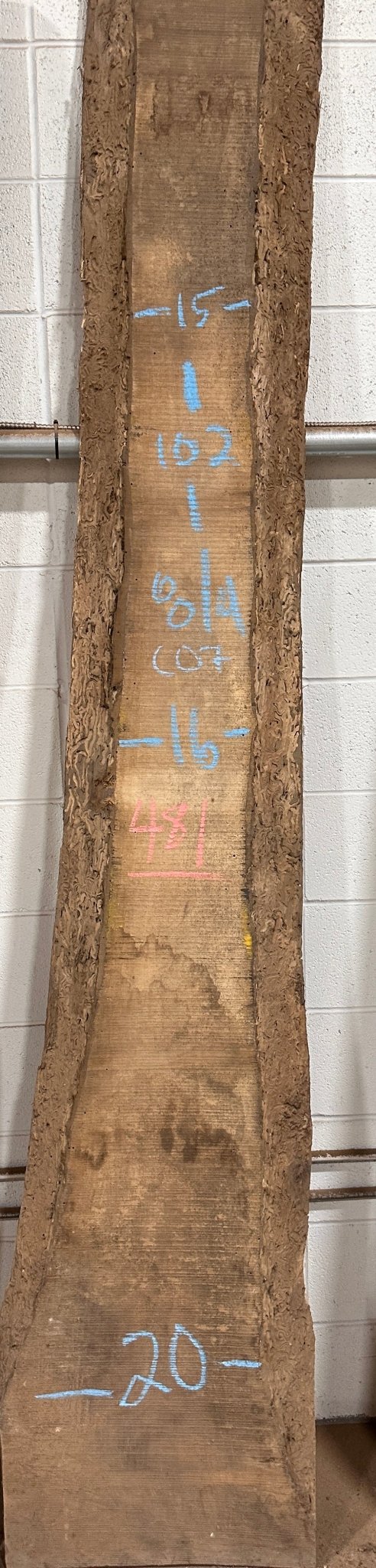 Premium Walnut Live Edge Slab (C07) - Kingma Lumber