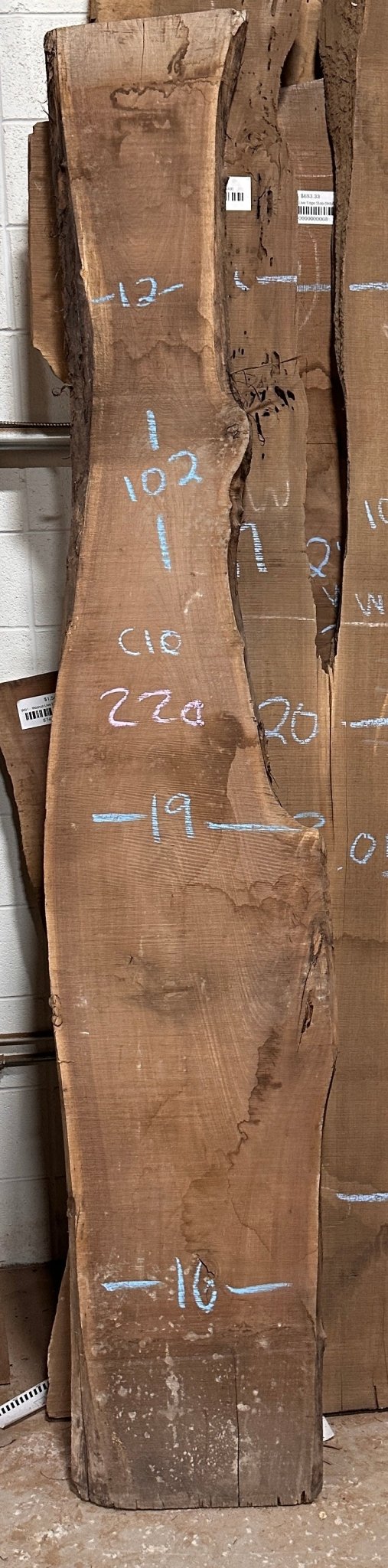 Premium Walnut Live Edge Slab (C10) - Kingma Lumber