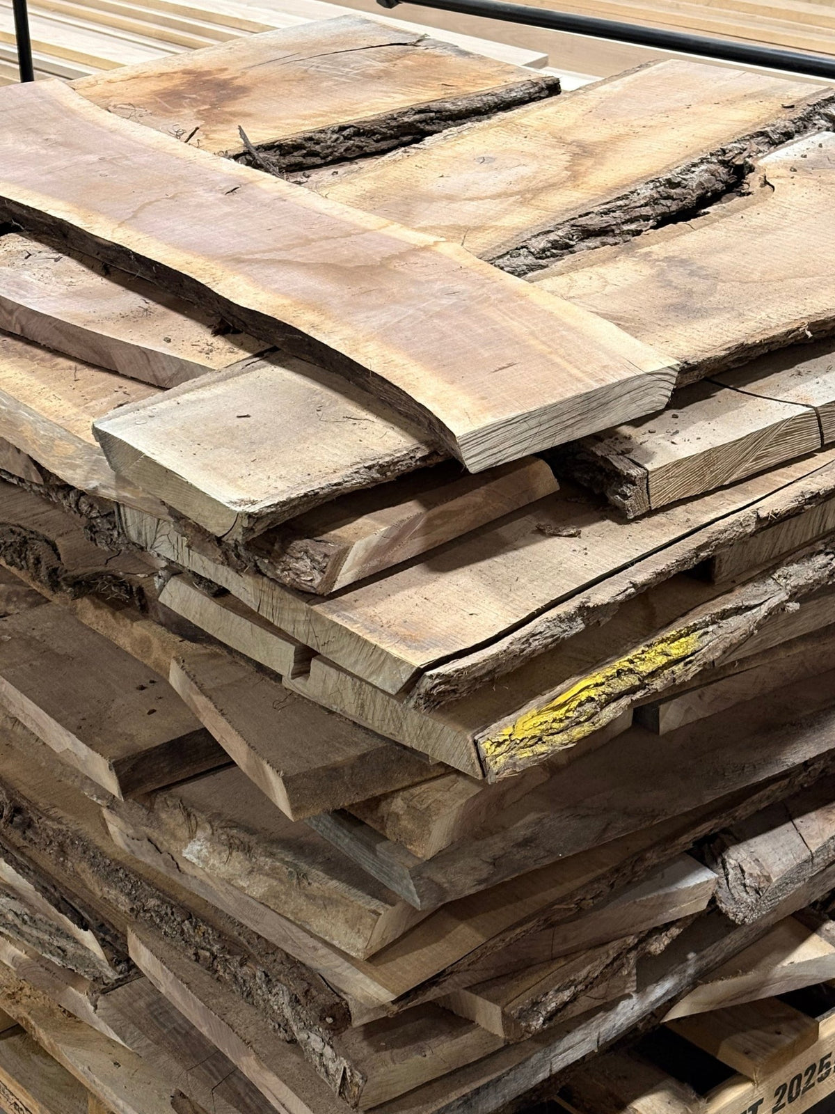 Rough Live Edge Walnut Shorts Flat Rate - Rough Sawn Lumber - Kingma Lumber Edmonton