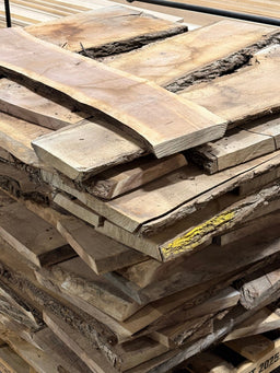 Rough Live Edge Walnut Shorts Flat Rate - Rough Sawn Lumber - Kingma Lumber Edmonton