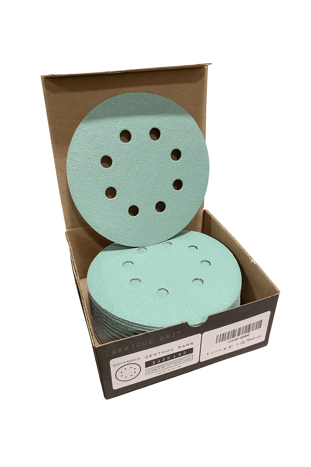 Serious Grit Sandpaper Multi - Pack - 50 Discs (10 Of Each Grit) - Kingma Lumber