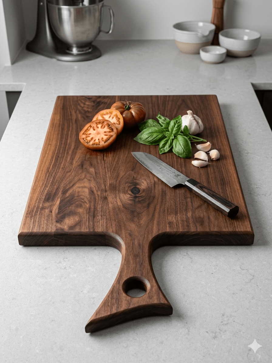 Sharky Charcuterie Board Handle Acrylic Template - 8" x 10" - Templates - Kingma Lumber Edmonton