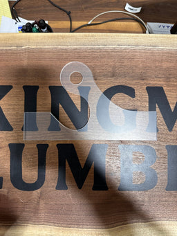 Slim Handle Acrylic Template - 1" x 6" - Kingma Lumber