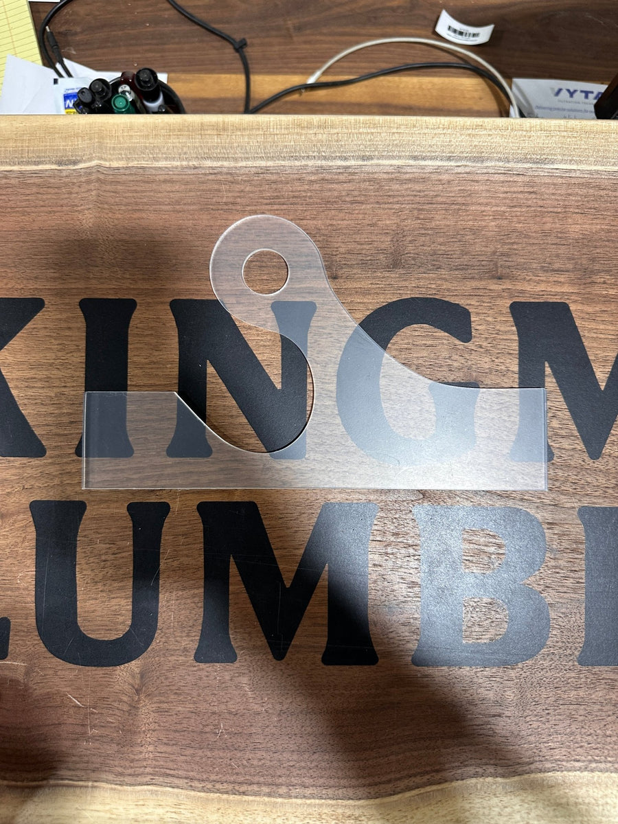 Slim Handle Acrylic Template - 1" x 6" - Kingma Lumber