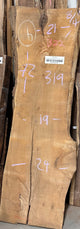 Soft Maple Live Edge Slab – 22" x 72" x 8/4 (B22) - Kingma Lumber
