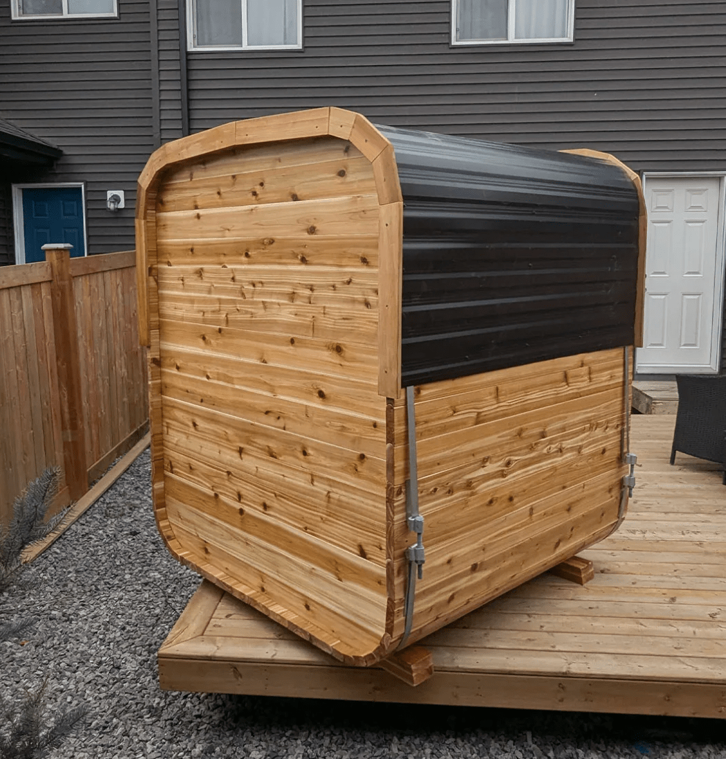 Square Barrel Sauna - Kingma Lumber Edmonton