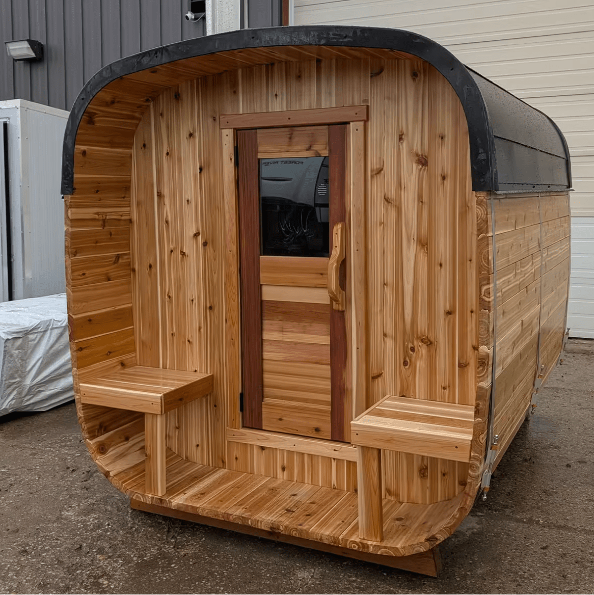 Square Barrel Sauna - Kingma Lumber Edmonton