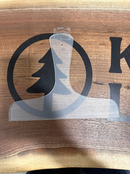 Tom Charcuterie Board Handle Acrylic Template - Kingma Lumber