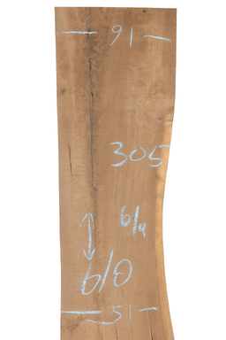 Walnut Live Edge Slab (WA2) - Kingma Lumber