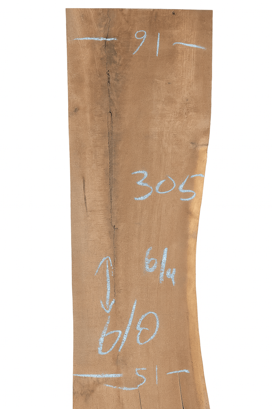 Walnut Live Edge Slab (WA2) - Kingma Lumber