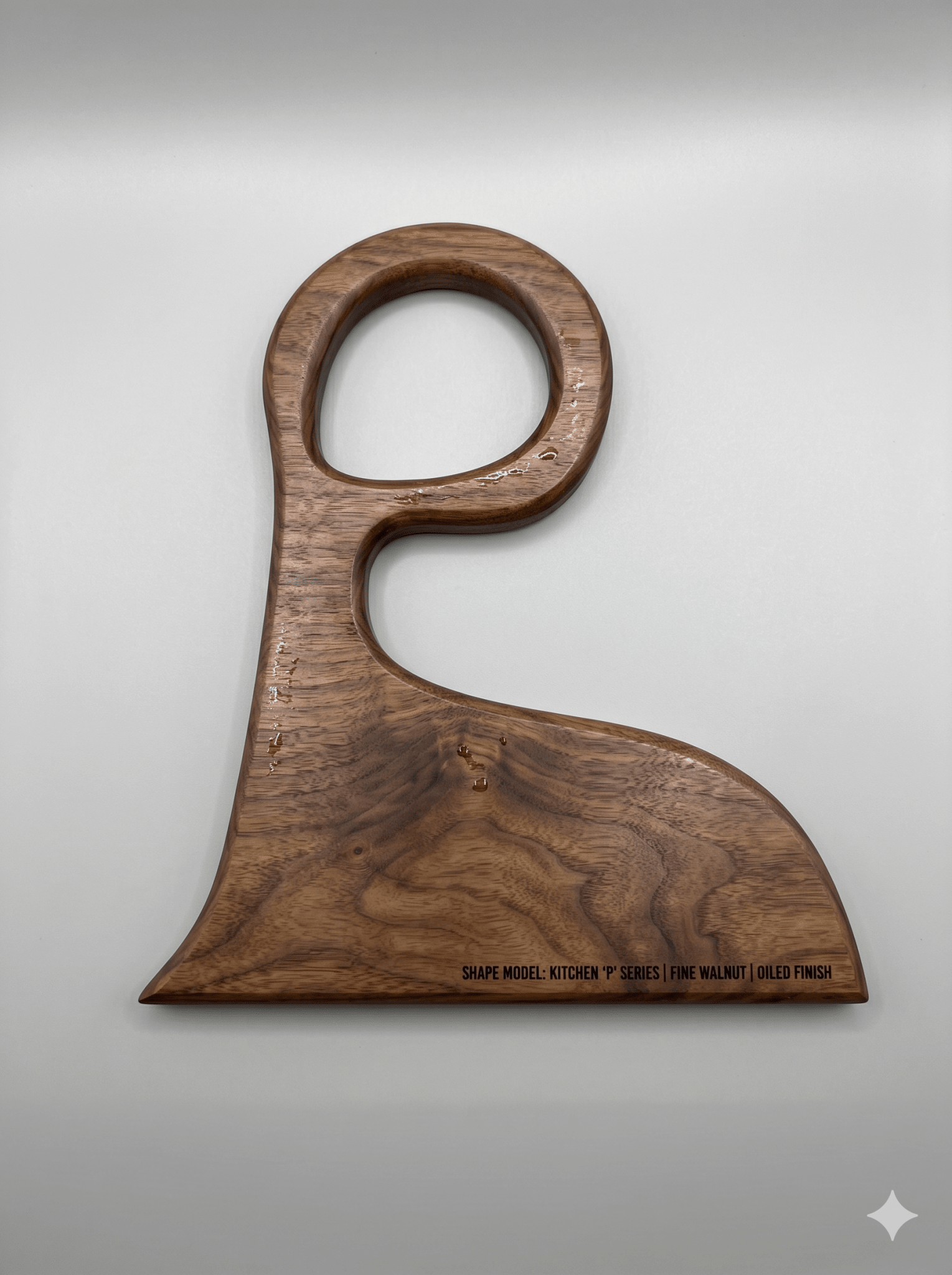 Whale Charcuterie Handle Acrylic Template - 8" x 10" - Templates - Kingma Lumber Edmonton