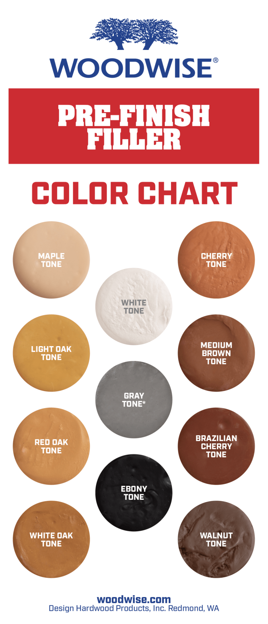 WoodWise Pre - Finish Wood Filler - Professional Grade Floor Repair (Multiple Colors Available) - Kingma Lumber