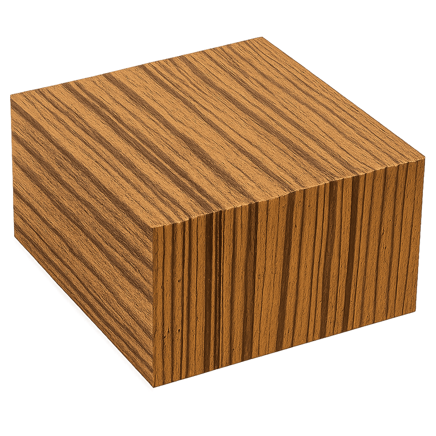 Zebrawood Bowl Blank - Kingma Lumber